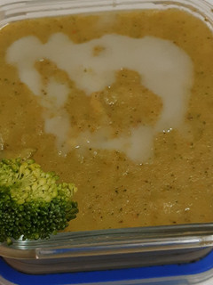 A picture of ซุปสามสหาย (Broccoli,Large onion & Carrot Cream Soup).