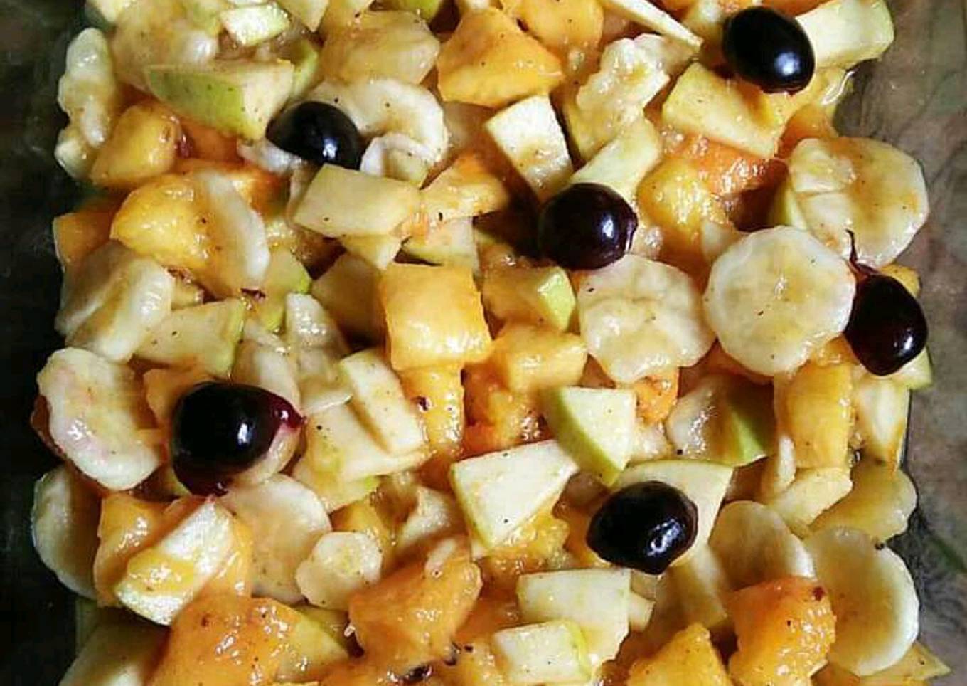 Mix fruit punch chaat