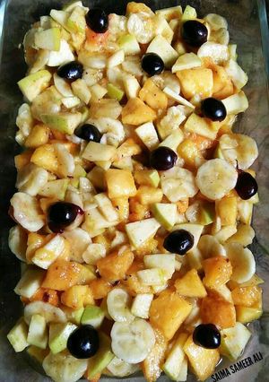 A picture of Mix fruit punch chaat.