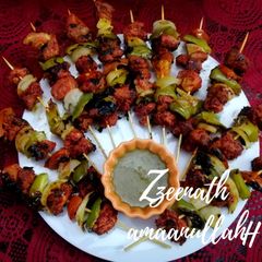 Tawa Chicken Shashlik A picture of Tawa Chicken Shashlik.