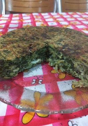 Una foto de Tortilla de espinaca🥬