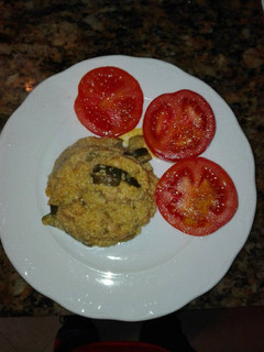 Una foto de Cuscus con verduras y garbanzos