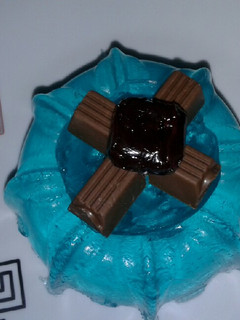 عکسی از دستور ژله بلوبری