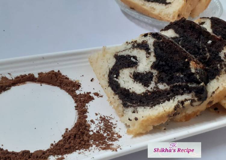 Steps to Prepare Quick Marble cake