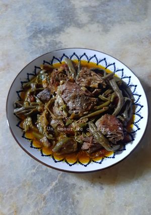 Une photo de Tajine d'Agneau aux Haricots Verts 🍴