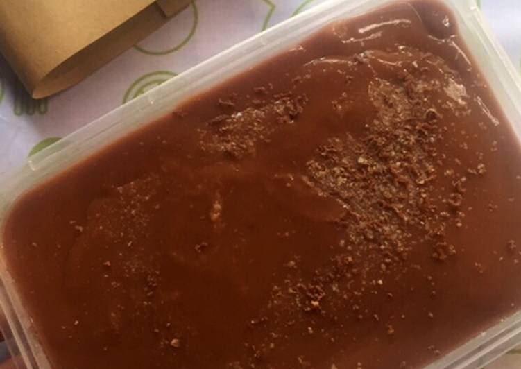Puding choco oreo