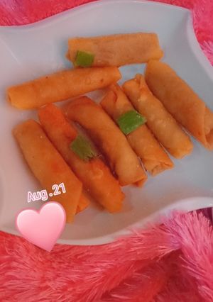 Spring rolls ainihin hoton girkin