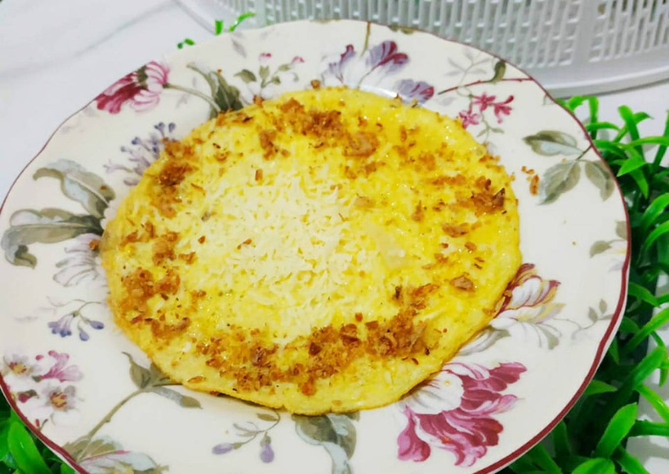 Omelet Keju Bawang (cuma 5 bahan)