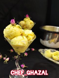 عکسی از دستور بستنی زعفرونی سنتی