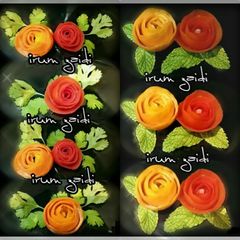🌷🍅⚘🍊🌷How To Make a Tomato Rose or Orange Rose🌷🍅⚘🍊 A picture of 🌷🍅⚘🍊🌷How To Make a Tomato Rose or Orange Rose🌷🍅⚘🍊.