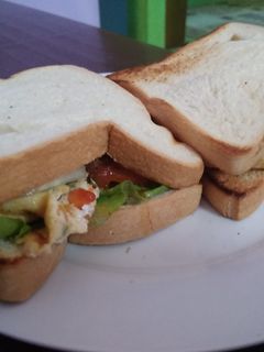 Foto resep Sandwich telur dadar