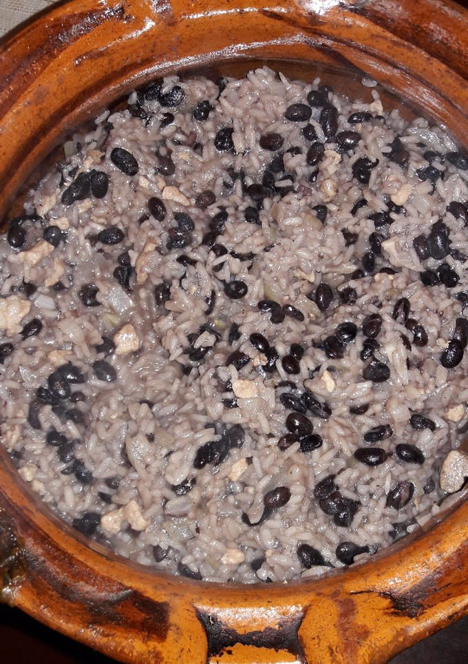 Una foto de Gallo pinto a mi manera