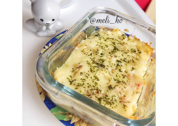 Resep Baked Cheesy Potato 🥔 (MPASI) Anti Gagal