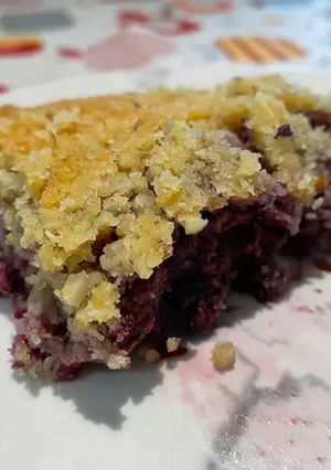 Una foto de Crumble de frutos rojos sin azúcar