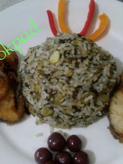عکسی از دستور باقالی پلو با ماهی