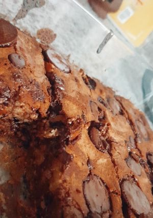 Una foto de Queque de chocolate y vainilla vegano