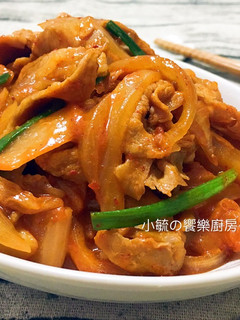 韓式泡菜炒肉片 的食譜成品照片