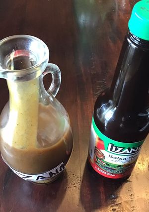 A picture of California Farm Lizano Style Pepper Sauce.