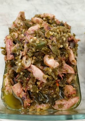 Foto resep Cumi sambel ijo