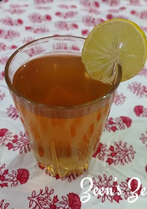 A picture of Lemon Jaggery Tea.
