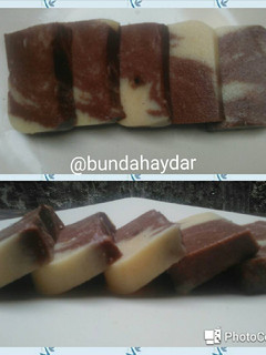 Foto resep Puding roti tawar marmer