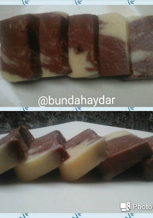 Foto resep Puding roti tawar marmer