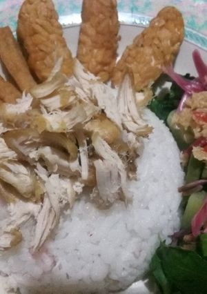 Foto resep Nasi gurih kluban segar