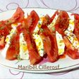 Ensalada de tomate pera, con queso de Burgos