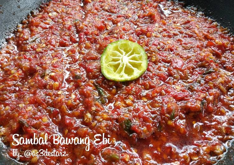 Resep Sambal Bawang Ebi Keto yang Enak