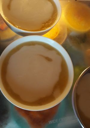Hình của món Chè đậu xanh nước cốt dừa.
