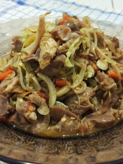 Foto resep Tumis ampela sayur pedas simple