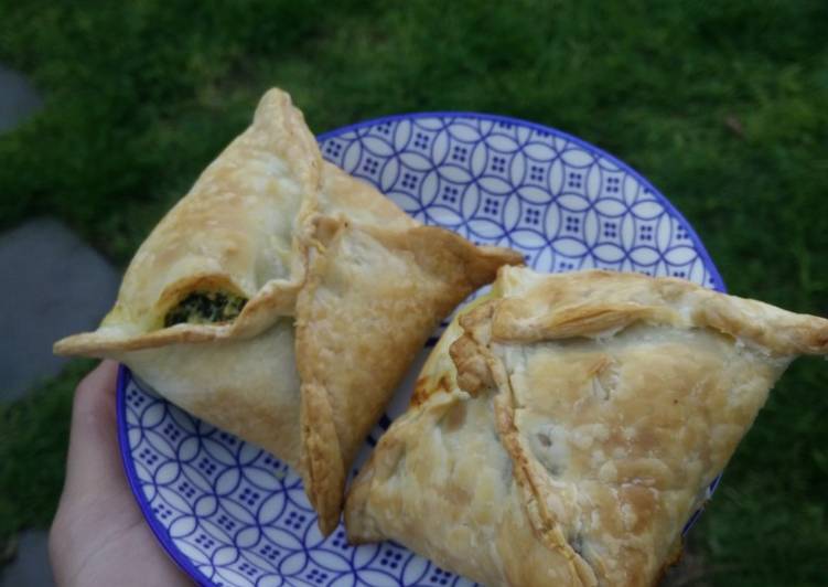 Cheese &amp; spinach pies