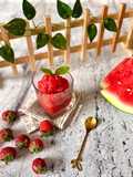 Sorbet Strawberry dan Semangka
