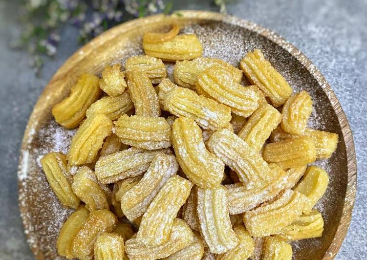 8 Resep: Mini churros Anti Gagal!