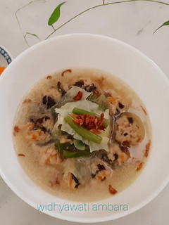 Foto resep Sop Bakso Ayam Jamur