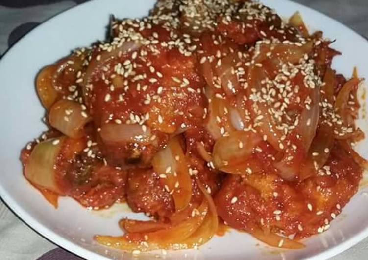 Cara Gampang Membuat Ayam pedas ala korea abal2😅😅 Anti Gagal