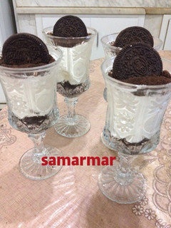 صورة لوصفة تشيز كيك اوريو كاسات