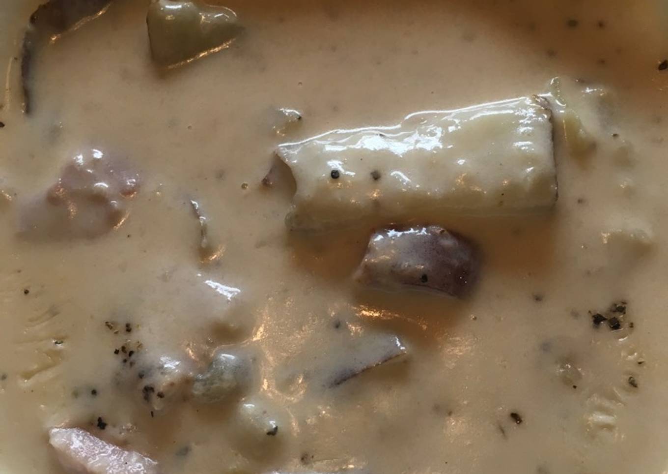 Easiest Way to Prepare Any-night-of-the-week Creamed potatoes and ham