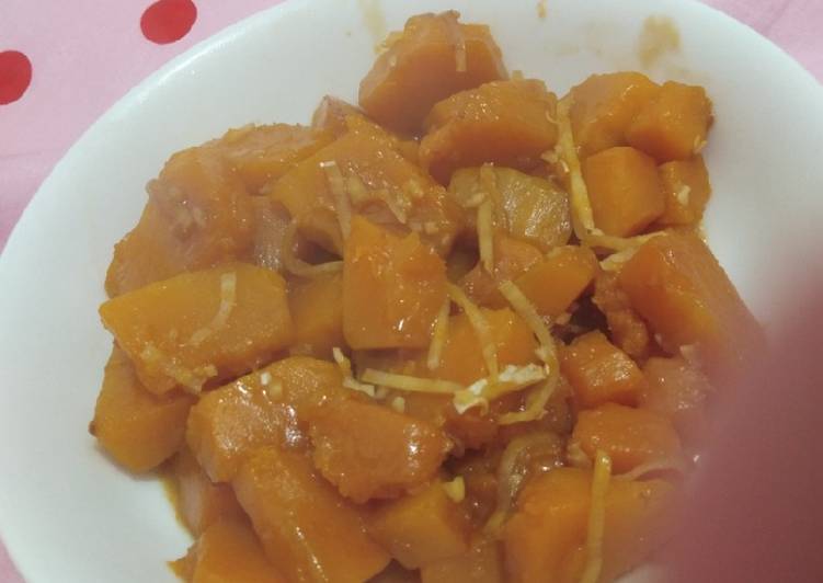 Bumbu mengolah Chinese food.. Sayur labu kuning simple Anti Gagal