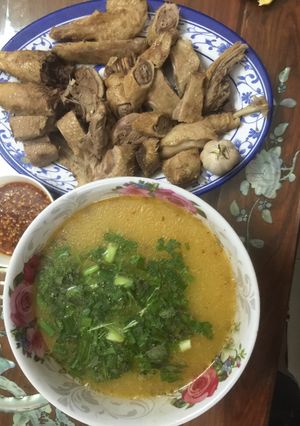 Hình của món Cháo vịt.