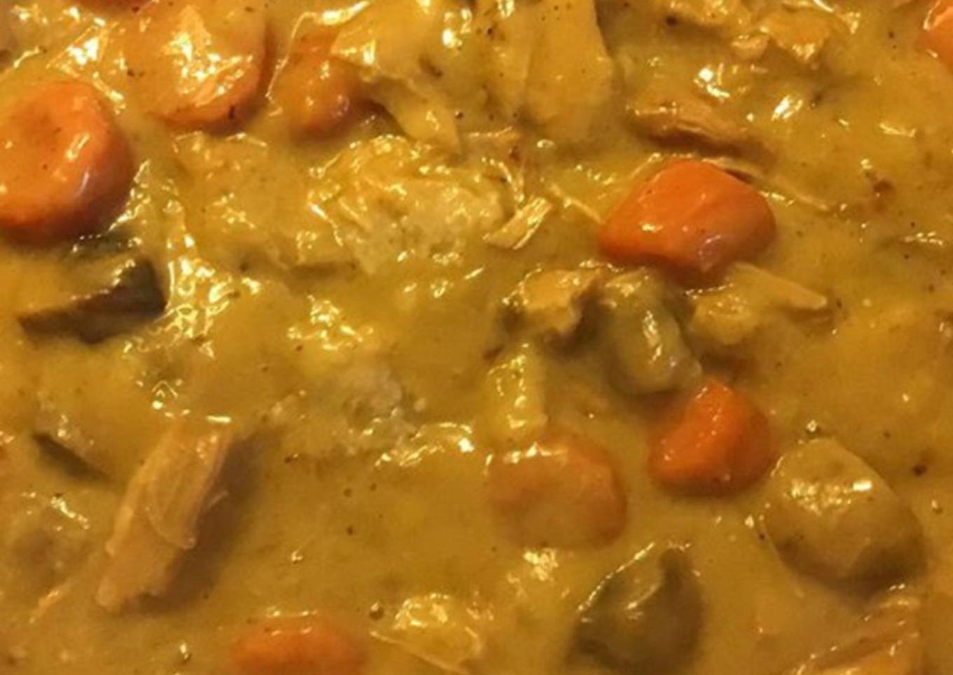 Blanquette de veau revisitée aux poireaux champignons carottes citron et Porto blanc
