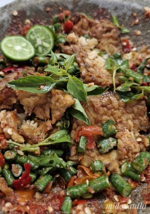 Foto resep Pencok Kacang Panjang Tempe