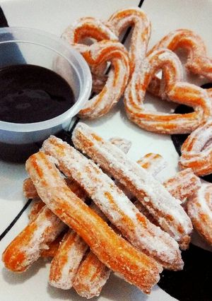 Foto resep Churros Chocolate