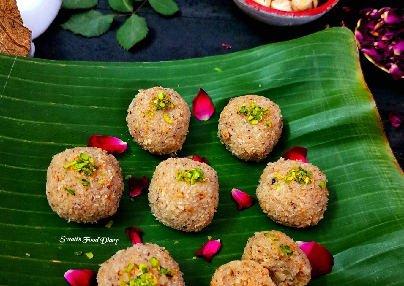 Coconut Laddu with Jaggery