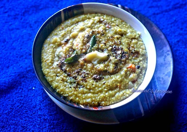 How to Make Appetizing Foxtail millet bisi bele