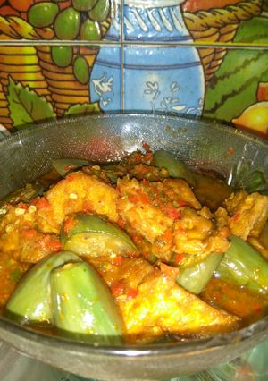 Foto resep Tumis pedas terong ijo