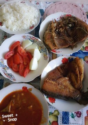 صورة لوصفة اجمل غداء رز ابيض ومرق لحم