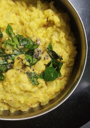 A picture of Bottle gourd kootu.