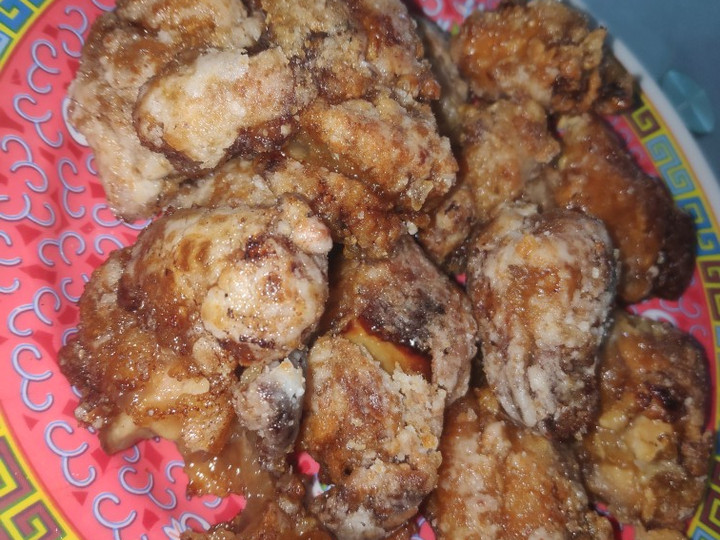 Cara Gampang Membuat Kaarage (Ayam Goreng Jepang) Bahan Sederhana