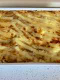 Lasaña de carne y vegetales